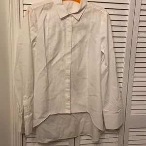 Size M Brunello Cucinelli long sleeve tuxedo shirt